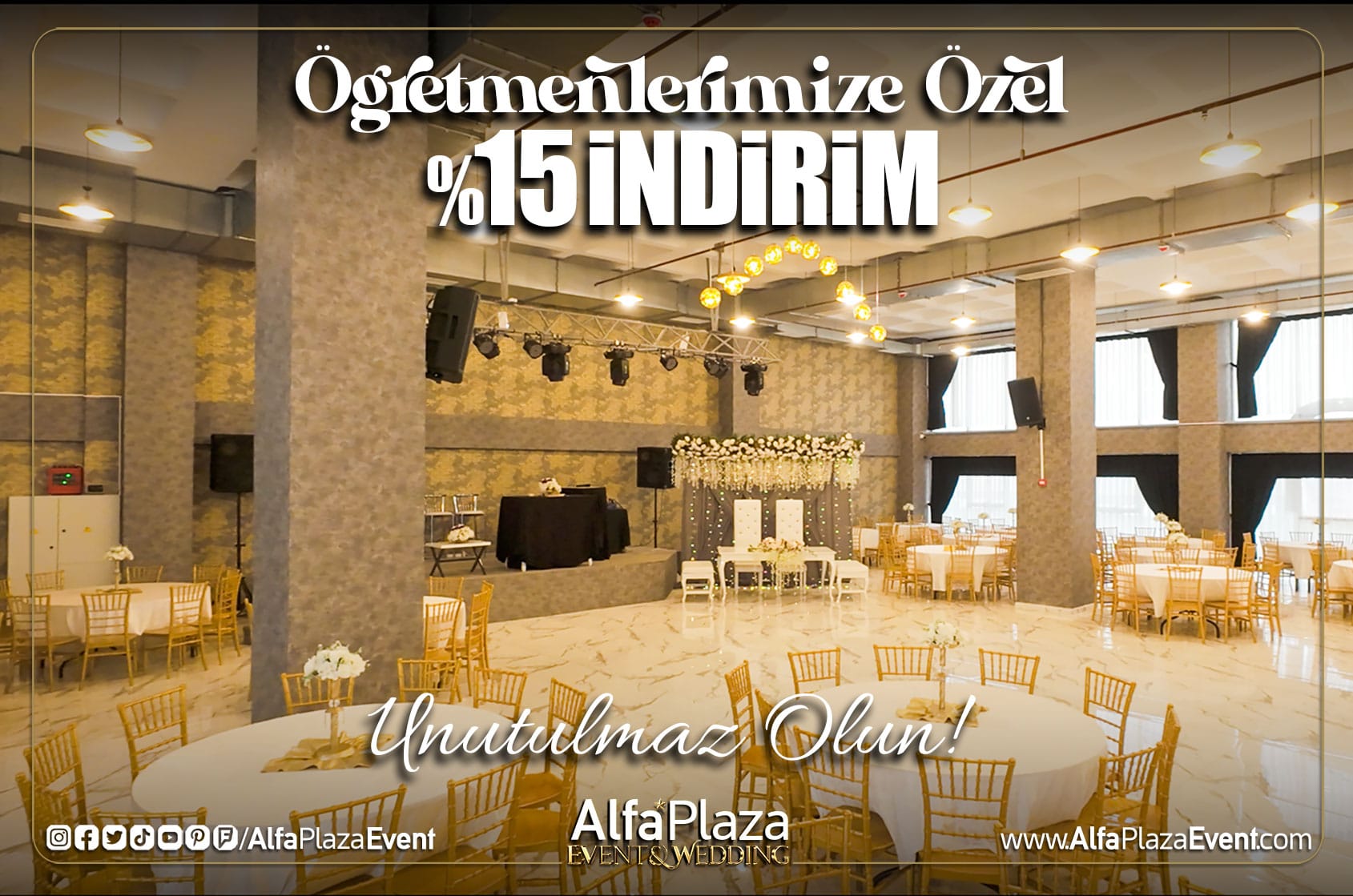 Balıkesir Düğün Salonları: Öğretmenlerimize Özel %15 İndirim Fırsatı!